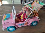 Vintage Barbie Beach Buggy Jeep 1990 en pop collectors item, Ophalen of Verzenden, Gebruikt, Barbie