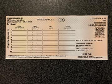 Rail Pass Standard Multi valable jusqu'au 26 novembre 2025, Trois personnes ou plus, Train, Billet normal