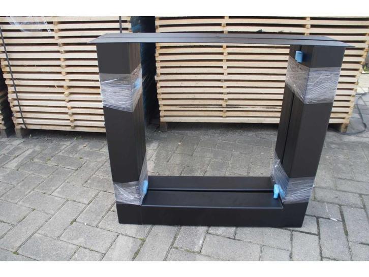 Metalen tafelpoot in U-vorm - NIEUW, Huis en Inrichting, Tafels | Eettafels, Zo goed als nieuw, Rond, Ophalen