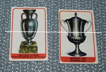 Panini / Football 1972 - 73 / 2 Europese bekers beschikbaar voor biedingen