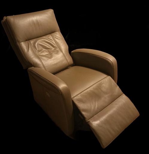 Lederen Relax XL, Elektrische bediening, perfecte staat, Huis en Inrichting, Zetels | Zetels en Chaises Longues, Zo goed als nieuw