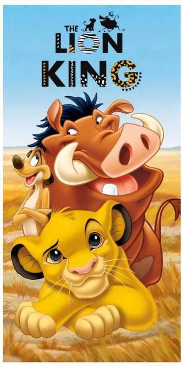 Lion King Badlaken / Strandlaken Disney - Simba-Timon-Pumbaa