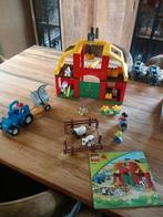 Duplo boerderij en goederentrein+ losse blokken, Kinderen en Baby's, Speelgoed | Duplo en Lego, Ophalen, Zo goed als nieuw, Complete set