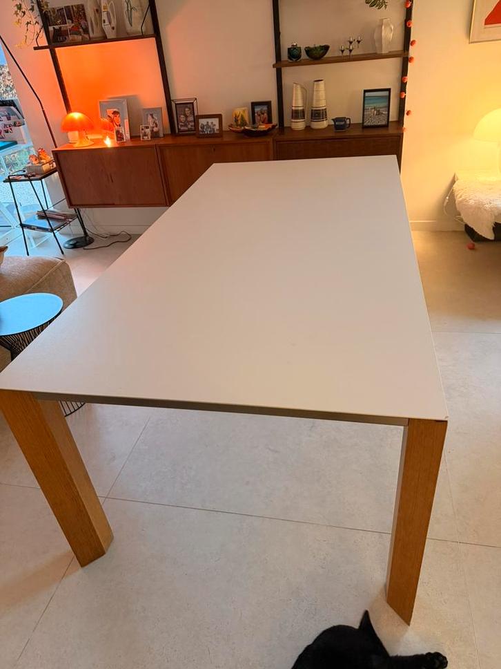 Habitat Modern scandinavisch Eettafel 200x100x75;, Huis en Inrichting, Tafels | Eettafels, Gebruikt, 50 tot 100 cm, 150 tot 200 cm