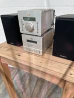 Vintage JVC-DX88 hifi radio, cassette en CD speler, Ophalen of Verzenden, JVC