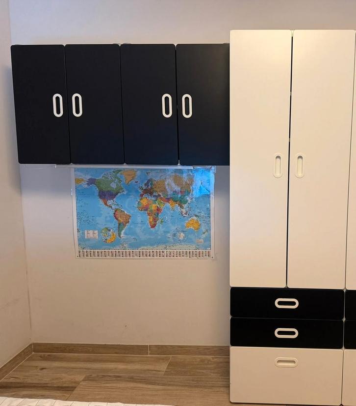 Armoire ikea Stuva avec 2 commodes (suspendues), Kinderen en Baby's, Kinderkamer | Commodes en Kasten, Zo goed als nieuw, Kast