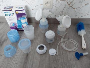 Philips Avent Natural dubbele borstkolfset & bewaarbekers disponible aux enchères