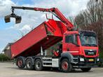 MAN TGS 35.400 8X4 TRIPLE! EURO6! Z-KRAAN/KIPPER!TOP!, Auto's, Te koop, Airconditioning, Diesel, Bedrijf