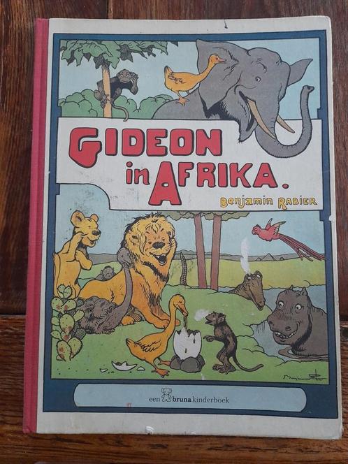 Oude strip Gideon in Afrika - Benjamin Rabier, Livres, BD, Utilisé, Une BD, Enlèvement ou Envoi