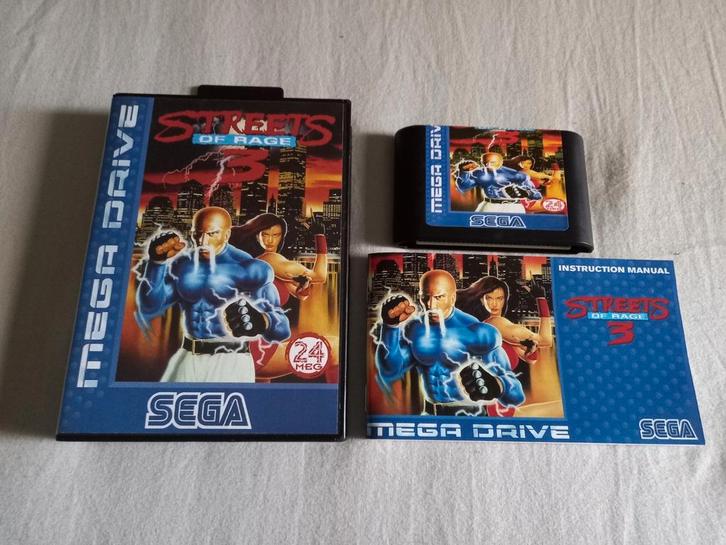 SEGA Mega Drive - Streets of Rage 3, Games en Spelcomputers, Games | Sega, Gebruikt, Mega Drive, Avontuur en Actie, 2 spelers