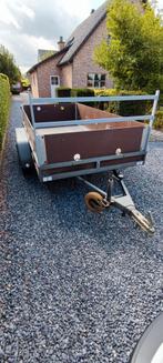Dubbelas aanhangwagen bakwagen., Auto diversen, Aanhangers en Bagagewagens, Ophalen, Gebruikt