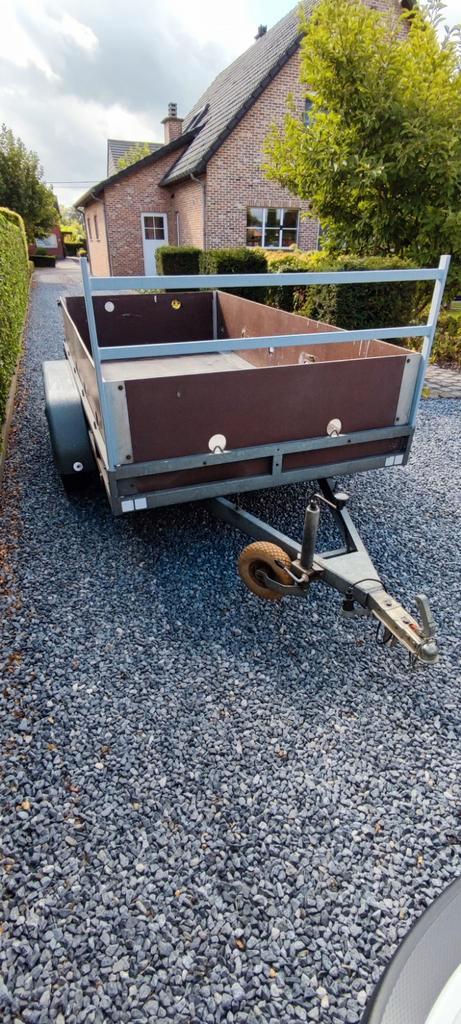 Dubbelas aanhangwagen bakwagen., Auto diversen, Aanhangers en Bagagewagens, Gebruikt, Ophalen