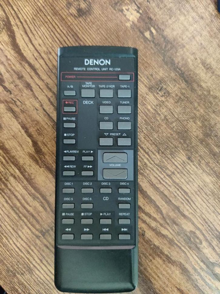 Denon RC 129A, Audio, Tv en Foto, Afstandsbedieningen, Gebruikt, Ophalen of Verzenden
