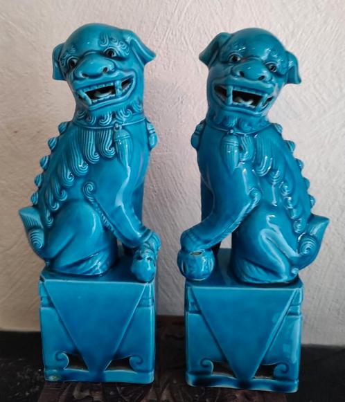 Statuettes Feng Shui Chiens de Fô, Verzamelen, Beelden en Beeldjes, Zo goed als nieuw, Ophalen