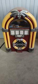 Vintage retro radio jukebox stijl, Audio, Tv en Foto, Gebruikt, Ophalen of Verzenden, Radio