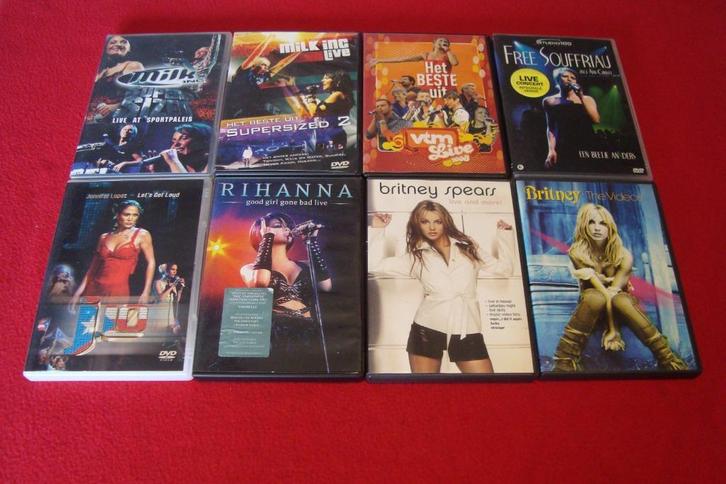 11 muziek dvd's, Cd's en Dvd's, Dvd's | Muziek en Concerten, Muziek en Concerten, Ophalen of Verzenden