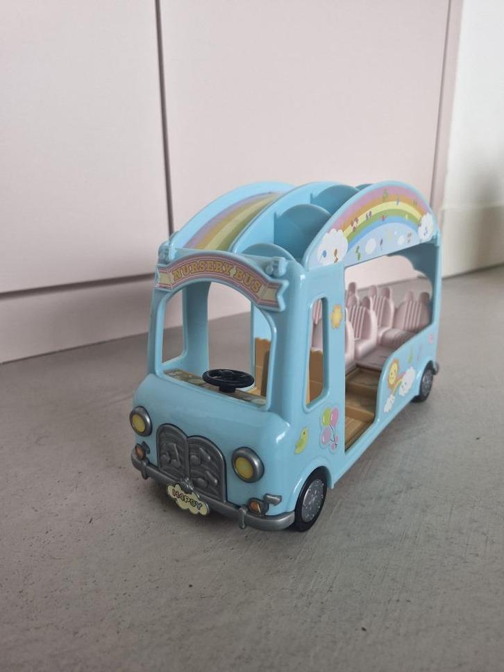 Sylvanian Family Regenboog Babybus, Kinderen en Baby's, Speelgoed |Speelgoedvoertuigen, Gebruikt, Ophalen of Verzenden