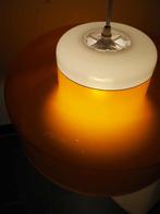 Space age oranje hanglamp, 1970s, Kunststof, Zo goed als nieuw, Minder dan 50 cm, Ophalen