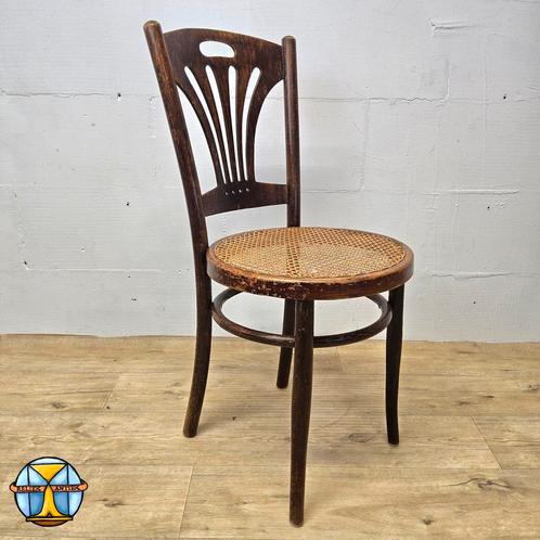 Antieke Art Nouveau Weense Jakob en Josef Kohn stoel (Thonet, Antiek en Kunst, Antiek | Meubels | Stoelen en Sofa's, Ophalen of Verzenden