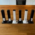 Lot 6 pieds de meuble en métal Duraline 2,5x2,5x15cm – N&B, Enlèvement, Comme neuf