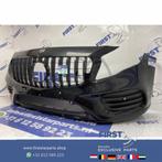 W156 GLA FACELIFT AMG GT VOORBUMPER ZWART complete BUMPER +, Gebruikt, Voor, Mercedes-Benz, Ophalen of Verzenden