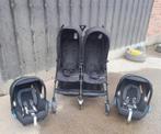 Tweeling buggy en maxi cosi s, Kinderen en Baby's, Ophalen, Zo goed als nieuw