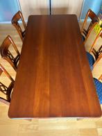 Eettafel met stoelen, Ophalen, Gebruikt, 50 tot 100 cm, Vijf personen of meer