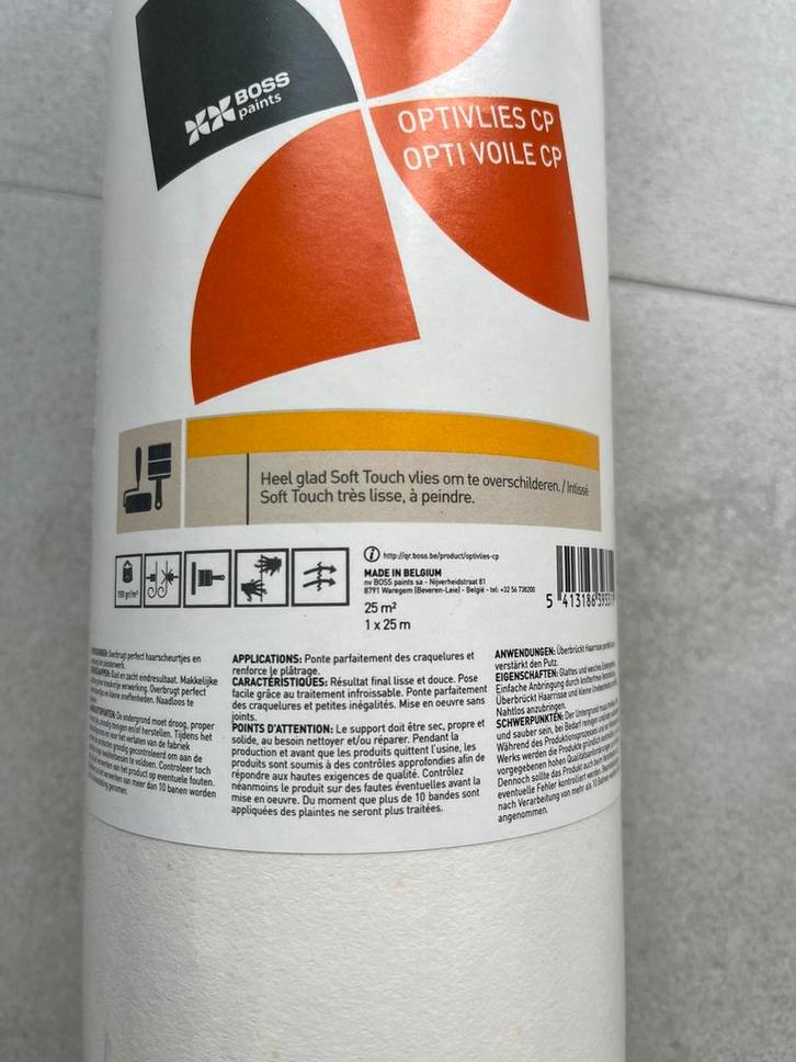 Voile à peindre COLORA, Huis en Inrichting, Stoffering | Behang, Ophalen