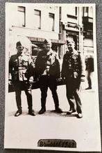Foto postkaart Brussel Wehrmacht Luftwaffe soldaten 1943, Verzamelen, Militaria | Tweede Wereldoorlog, Ophalen of Verzenden
