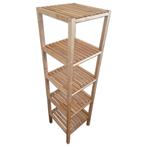 IKEA MOLGER open houten opberg rek badkamer, Ophalen, Gebruikt