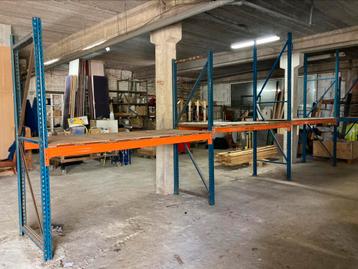 Magazijnstelling Palletstelling, 8.5 strekkende meter., Enlèvement