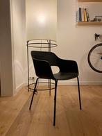 Design stoel - zwart, Huis en Inrichting, Stoelen, Vijf, Zes of meer stoelen, Kunststof, Design, Zo goed als nieuw