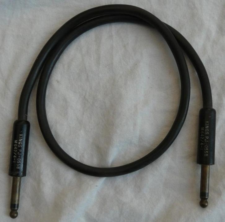 Plug Jack & kabel (75cm), PJ-055B, US Army, jaren'50/'60.(1), Verzamelen, Militaria | Algemeen, Landmacht, Overige typen, Ophalen of Verzenden