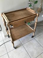 Serveertafel op wielen, Ophalen