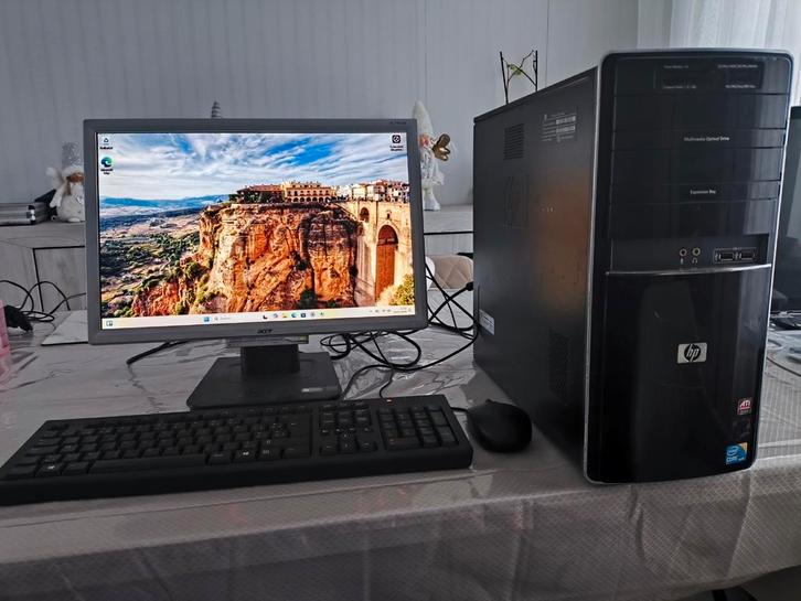 Complete PC HP Intel Core i5, Windows 11, Informatique & Logiciels, Ordinateurs de bureau, HDD, SSD, 4 GB, Enlèvement