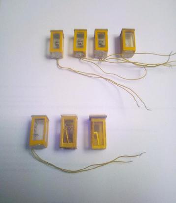 Verkoopt 7 verlichte telefooncellen (NMBS) beschikbaar voor biedingen