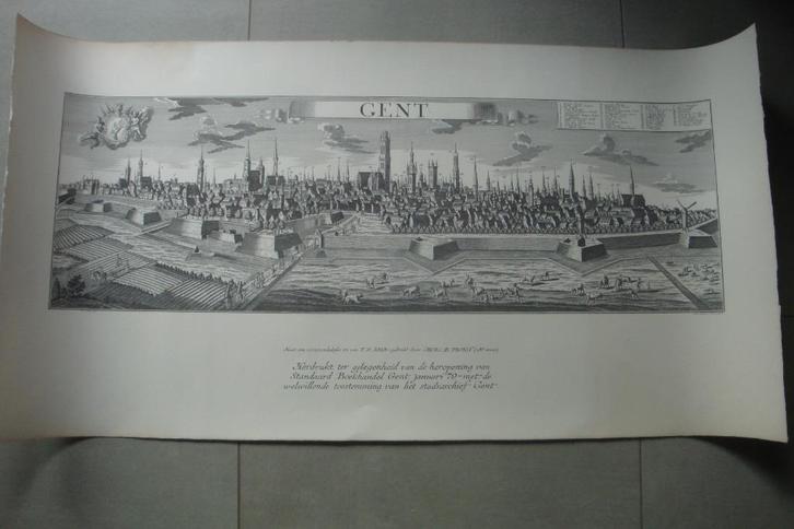 KAART VAN GENT, Verzamelen, Overige Verzamelen, Gebruikt, Ophalen of Verzenden