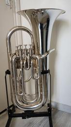 Euphonium New York symphonic/Melton verzilverd, Muziek en Instrumenten, Ophalen of Verzenden, Zo goed als nieuw
