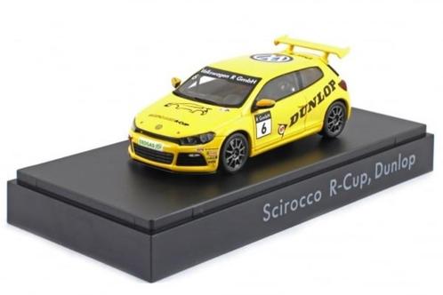 1:43 Spark VolksWagen Scirocco R-Cup Dunlop #6, Hobby & Loisirs créatifs, Voitures miniatures | 1:43, Comme neuf, Voiture, Enlèvement ou Envoi