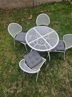 Tafel + 4 stoelen, Ophalen, Vier personen, Rond