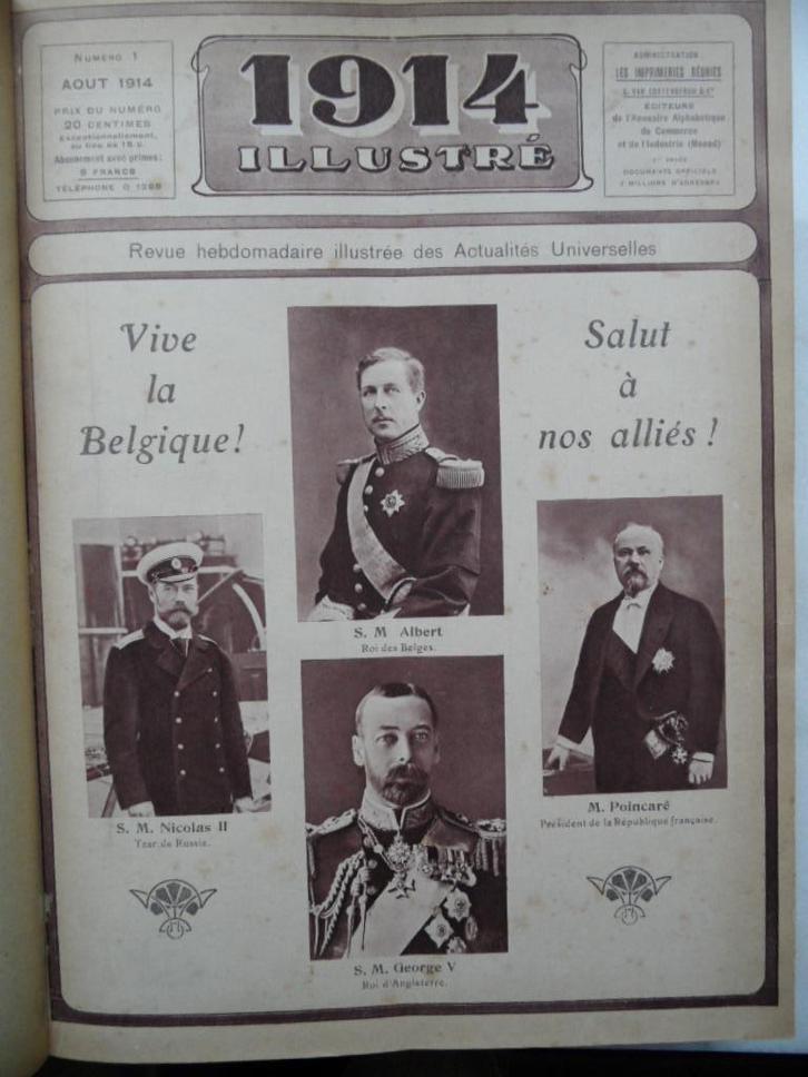 Illustré 1914 1915, Boeken, Oorlog en Militair, Gelezen, Algemeen, Voor 1940, Ophalen of Verzenden