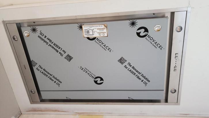 Novy 6810 Inox Naturel 90cm, Elektronische apparatuur, Afzuigkappen, Nieuw, Inbouw, Onderbouw afzuigkap, Motor, Ophalen