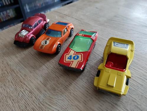 4 vintage autootjes matchbox en corgy juniors         A1, Kinderen en Baby's, Speelgoed |Speelgoedvoertuigen, Zo goed als nieuw