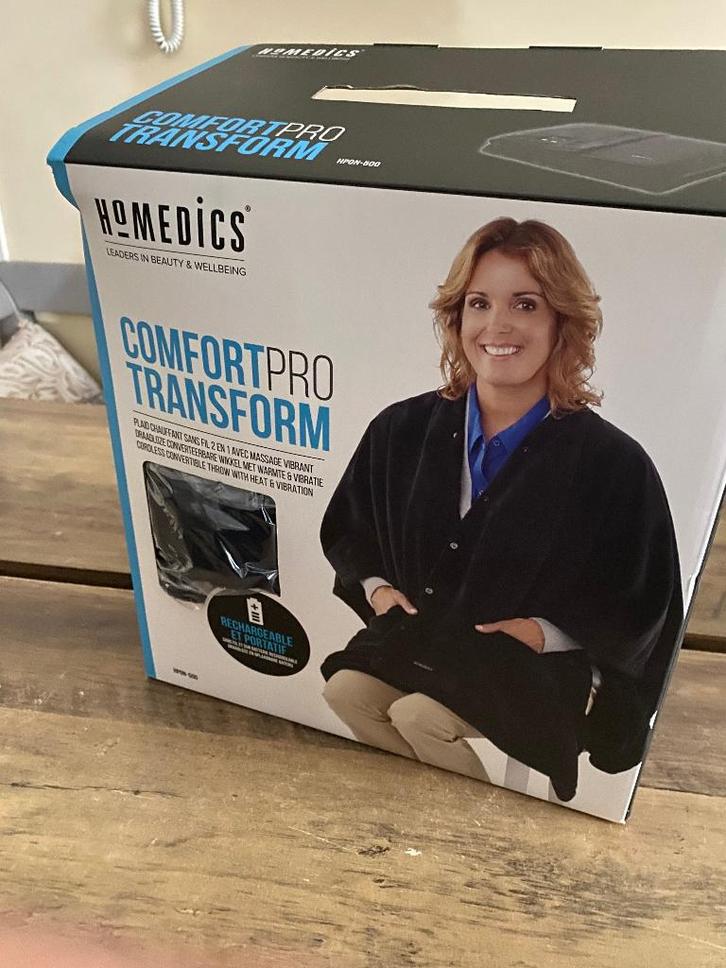 Verwarmde cape, Kleding | Dames, Homewear, Zo goed als nieuw, Zwart, Ophalen