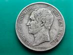 5 frank 1853 leopold I zilver, Postzegels en Munten, Munten | België, Zilver, Ophalen of Verzenden, Losse munt, Zilver
