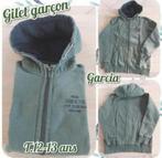 Gilet à capuche pour garçon -vert-Garcia-T.12-13 ans, Kinderen en Baby's, Kinderkleding | Maat 152, Ophalen of Verzenden, Garcia