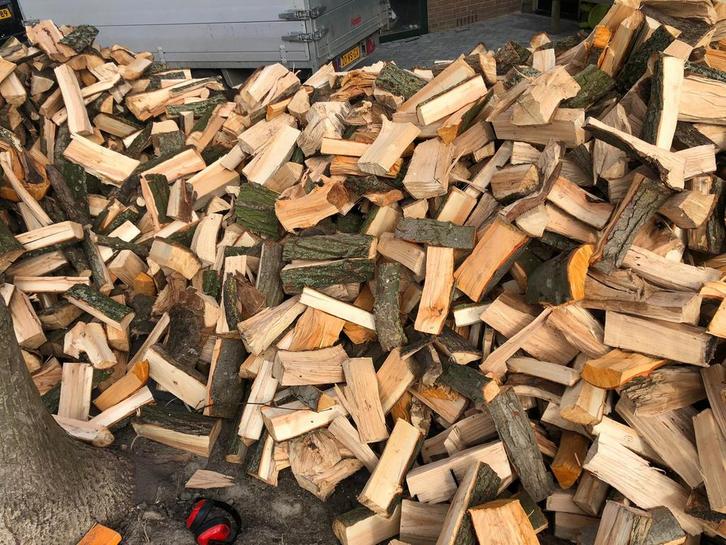 Es, eik, berk haardhout mix. DROOG!!, Tuin en Terras, Planten | Bomen, Ophalen of Verzenden