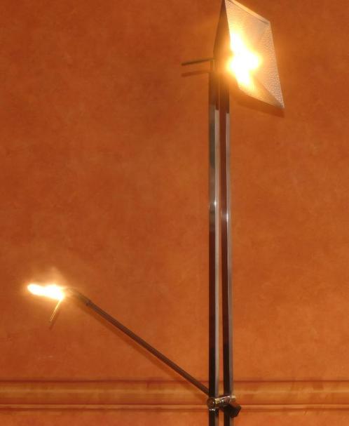 2 x vloerlampen - 2 modellen (1x sfeer+lees en 1x sfeerlamp, Huis en Inrichting, Lampen | Vloerlampen, Gebruikt, 150 tot 200 cm