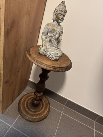 Plantenstaander - Bijzettafel (antiek) beschikbaar voor biedingen