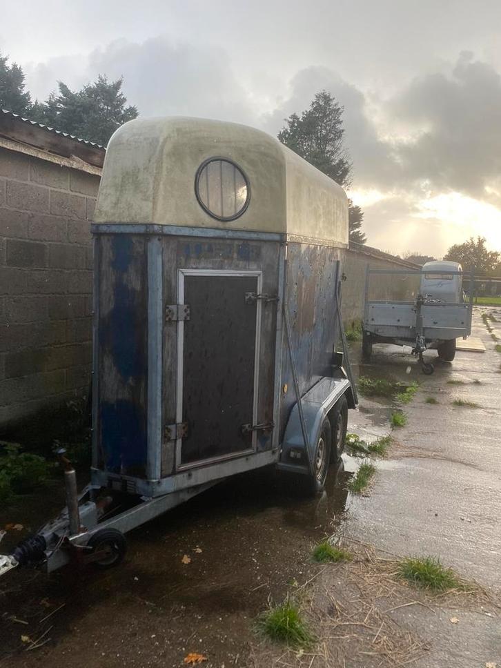 Trailer rijbewijs B met aanvraag tot inschrijving, Dieren en Toebehoren, Paarden en Pony's | Trailers en Aanhangwagens, Zo goed als nieuw